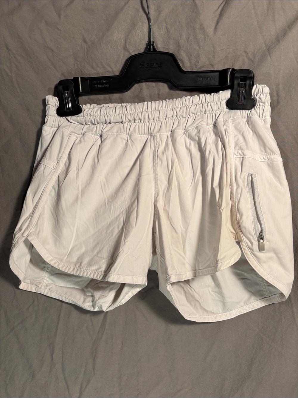 lululemon athletica White Women's Athletic Running Shorts